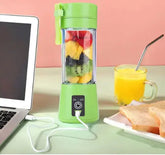 Juicer Portable Outdoor Juicing Cup Home Mini Cordless Crushed Ice Machine USB Charging Fruit Vegetable Blender (Random Color) BuyMarto
