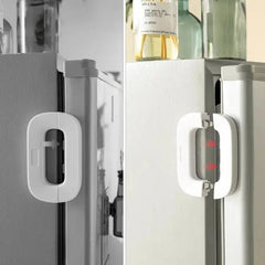 Child Safety Fridge Lock – Self Adhesive Baby Proof Lock for Refrigerator, Cabinets & Drawers | Strong, Easy Installation BuyMarto