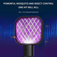 USB Rechargeable Mosquito Killer Racket | Portable Mosquito Repellent Racket With UV Light For Home Office Use BuyMarto
