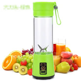 Hand Juicer Maker Fruit Blender Usb Blender Kitchen Mixer Kitche-6-Blade Portable Home USB Rechargeable Electric Fruit Extractor Juice Blender Machine(Random Color) openmarto