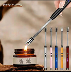 Windproof Electric USB Lighter – Rechargeable Flameless Lighter for Candles & Gas Stove OpenMarto