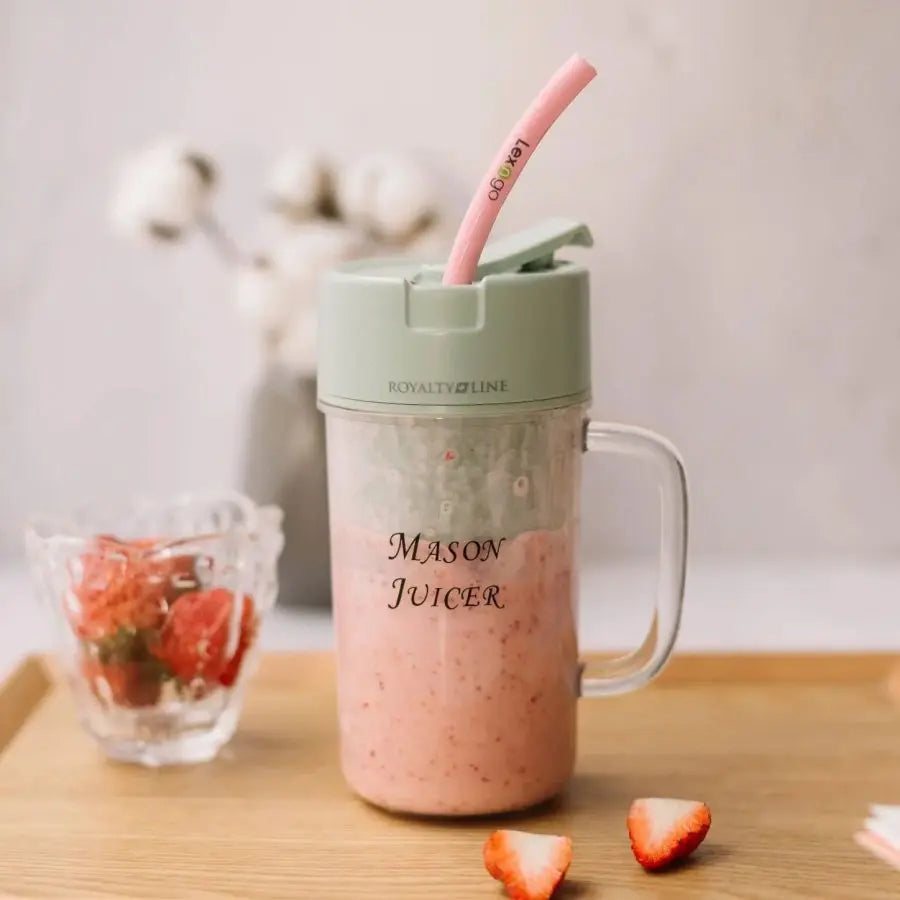 Professional Mini Juicer – Portable Blender & Smoothie Maker With Built-In Straw | Compact Fruit Extractor For Travel & Home Use openmarto
