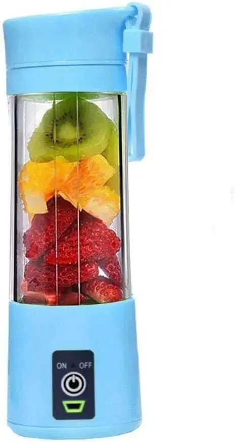 Juicer Portable Outdoor Juicing Cup Home Mini Cordless Crushed Ice Machine USB Charging Fruit Vegetable Blender (Random Color) BuyMarto