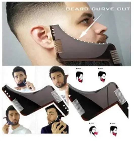Beard Shaping Tool Template. Beard Shaper Tool Plus Comb BuyMarto