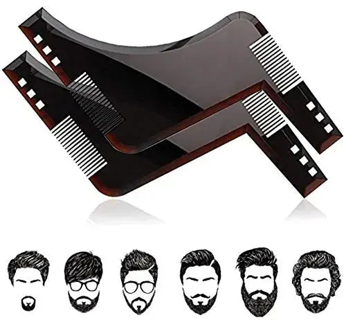 Beard Shaping Tool Template. Beard Shaper Tool Plus Comb BuyMarto