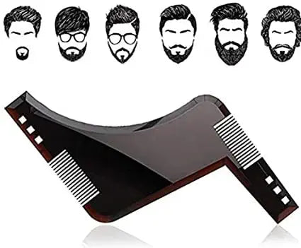 Beard Shaping Tool Template. Beard Shaper Tool Plus Comb BuyMarto