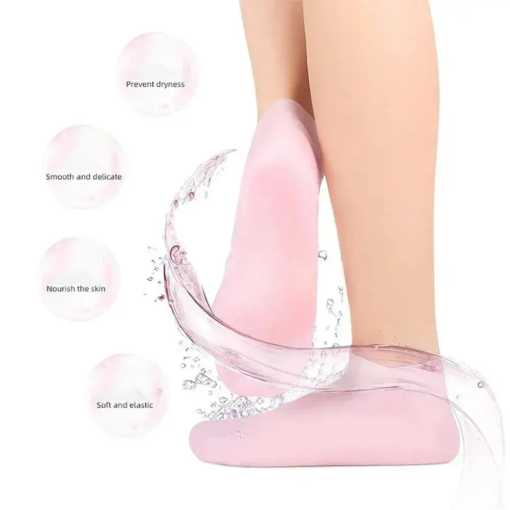 High Quality Silicone Foot Care Socks – Anti-Cracking Moisturizing Gel Socks 62gram (1 Pair) BuyMarto