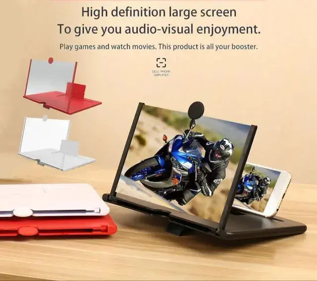 F3 Mobile Screen Magnifier | Enlarged Mobile Screen Amplifier Large Screen Eyes Protection (Random Color) BuyMarto