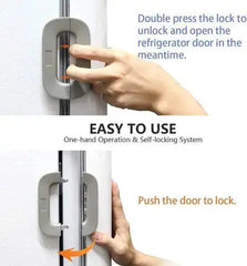 Child Safety Fridge Lock – Self Adhesive Baby Proof Lock for Refrigerator, Cabinets & Drawers | Strong, Easy Installation BuyMarto
