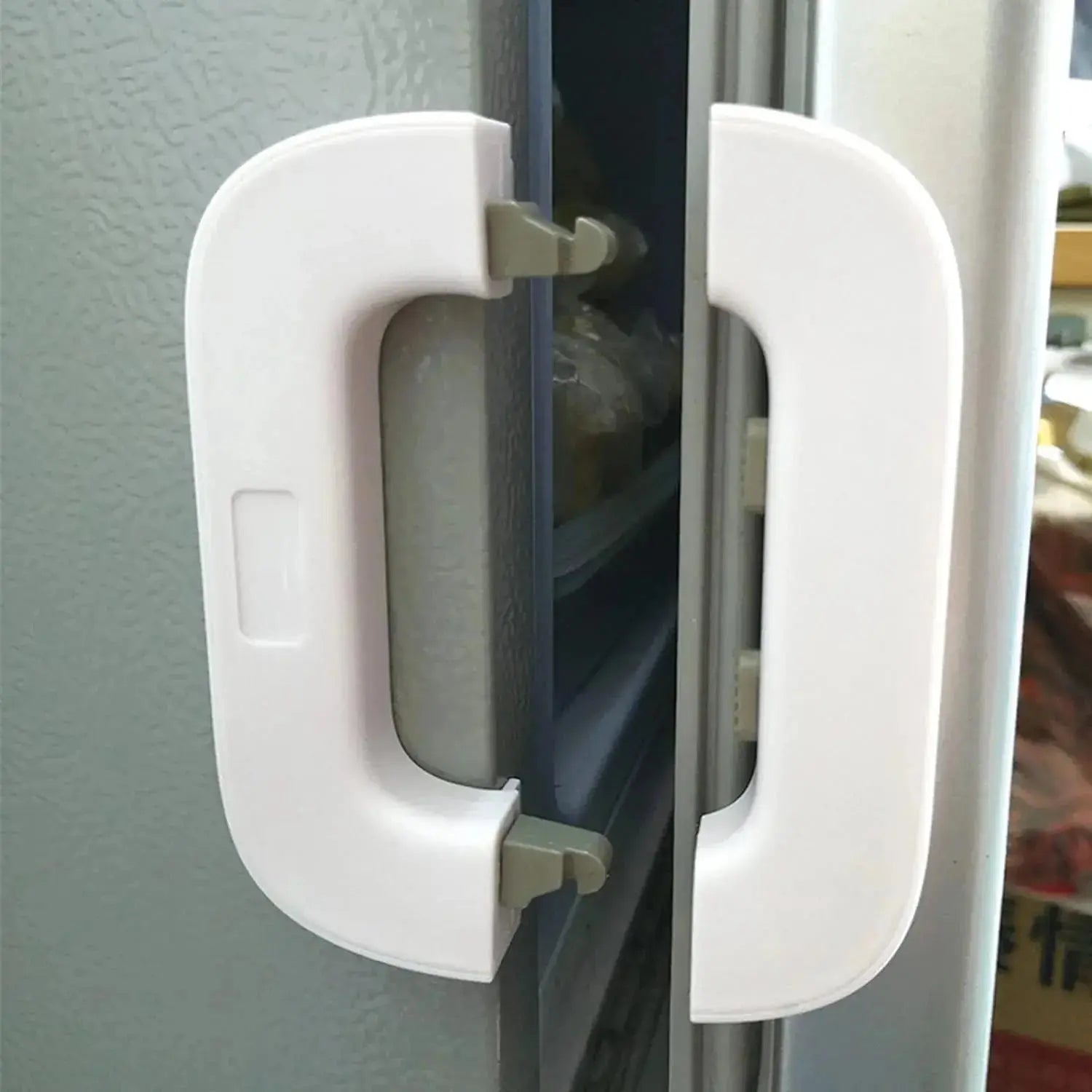 Child Safety Fridge Lock – Self Adhesive Baby Proof Lock for Refrigerator, Cabinets & Drawers | Strong, Easy Installation BuyMarto