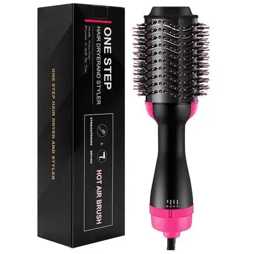 3-in-1 One Step Hot Air Brush Hair Dryer & Styler – Drying, Straightening & Volumizing Brush BuyMarto