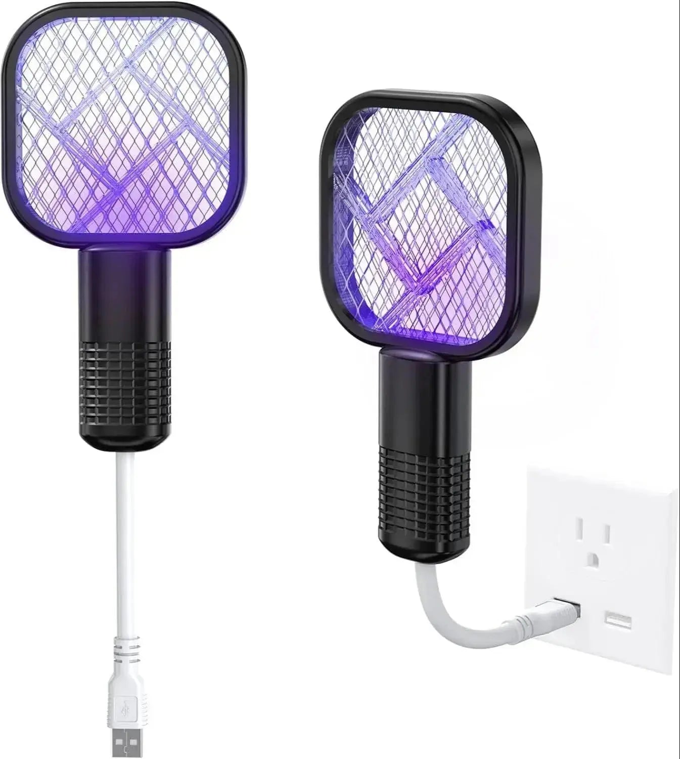 USB Rechargeable Mosquito Killer Racket | Portable Mosquito Repellent Racket With UV Light For Home Office Use BuyMarto
