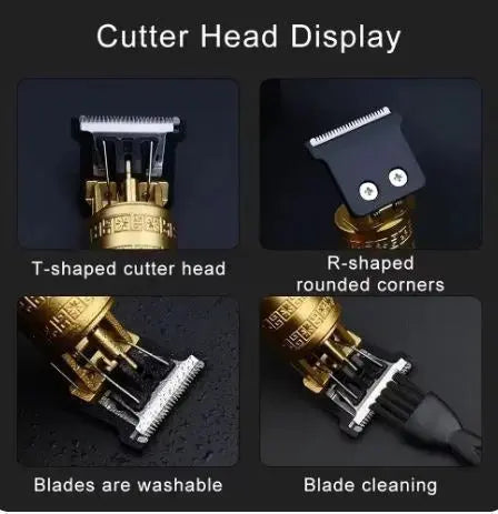 T9 Trimmer - Vintage T9 Gold Hair Trimmer - Premium Body Dragon Shape T9 Hair Trimmer Plastic Body BuyMarto