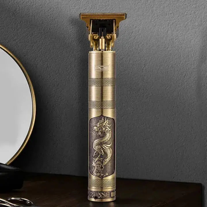 T9 Trimmer - Vintage T9 Gold Hair Trimmer - Premium Body Dragon Shape T9 Hair Trimmer Plastic Body BuyMarto