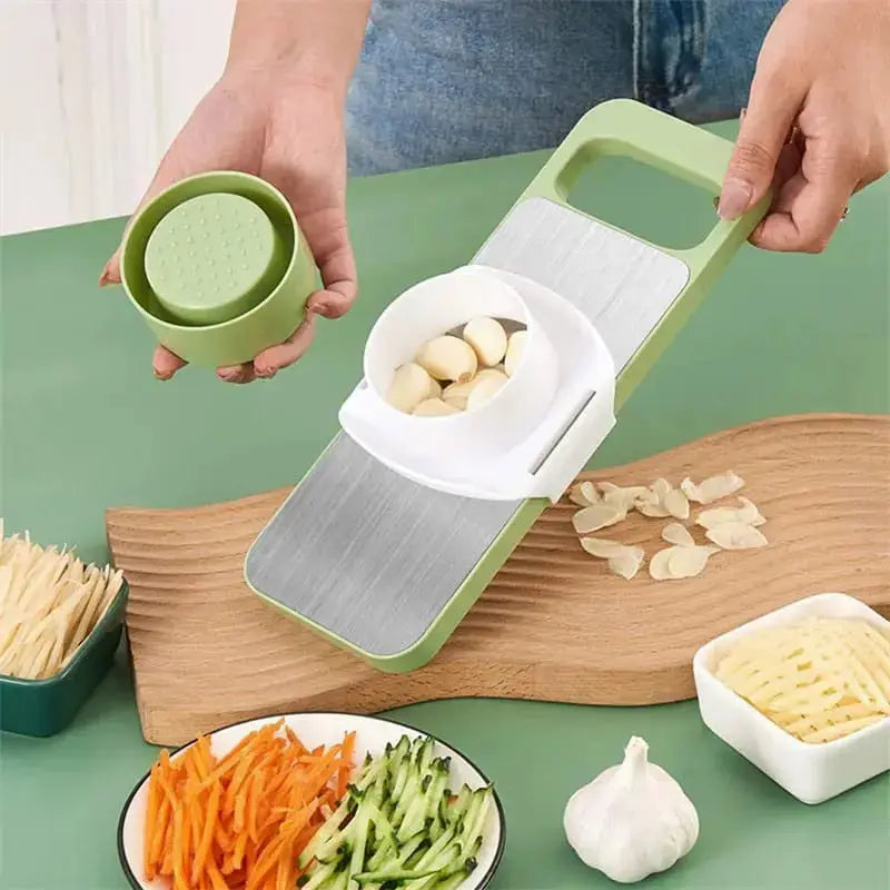 5in1 Vegetable Cutter | Multifunctional Stainless Steel Vegetable Cutter & Slicer | Kitchen Tool BuyMarto