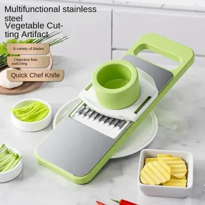 5in1 Vegetable Cutter | Multifunctional Stainless Steel Vegetable Cutter & Slicer | Kitchen Tool BuyMarto