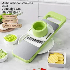 5in1 Vegetable Cutter | Multifunctional Stainless Steel Vegetable Cutter & Slicer | Kitchen Tool BuyMarto