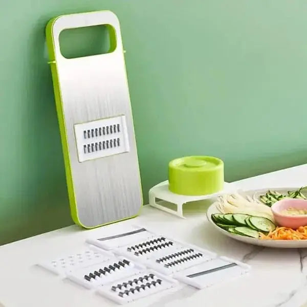 5in1 Vegetable Cutter | Multifunctional Stainless Steel Vegetable Cutter & Slicer | Kitchen Tool BuyMarto