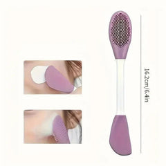 Silicone Facial Cleanser Brush (1 PCS) – Soft Face Cleaning & Exfoliating Brush | Deep Pore Cleansing Tool (Random Color) BuyMarto