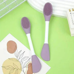 Silicone Facial Cleanser Brush (1 PCS) – Soft Face Cleaning & Exfoliating Brush | Deep Pore Cleansing Tool (Random Color) BuyMarto