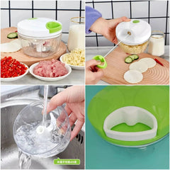 Best Quality Manual Spin Cutter For Kitchen Hand Pulled Chopper Grinder Slicer For Vegetables Fruits Onions Garlic And Salad BuyMarto