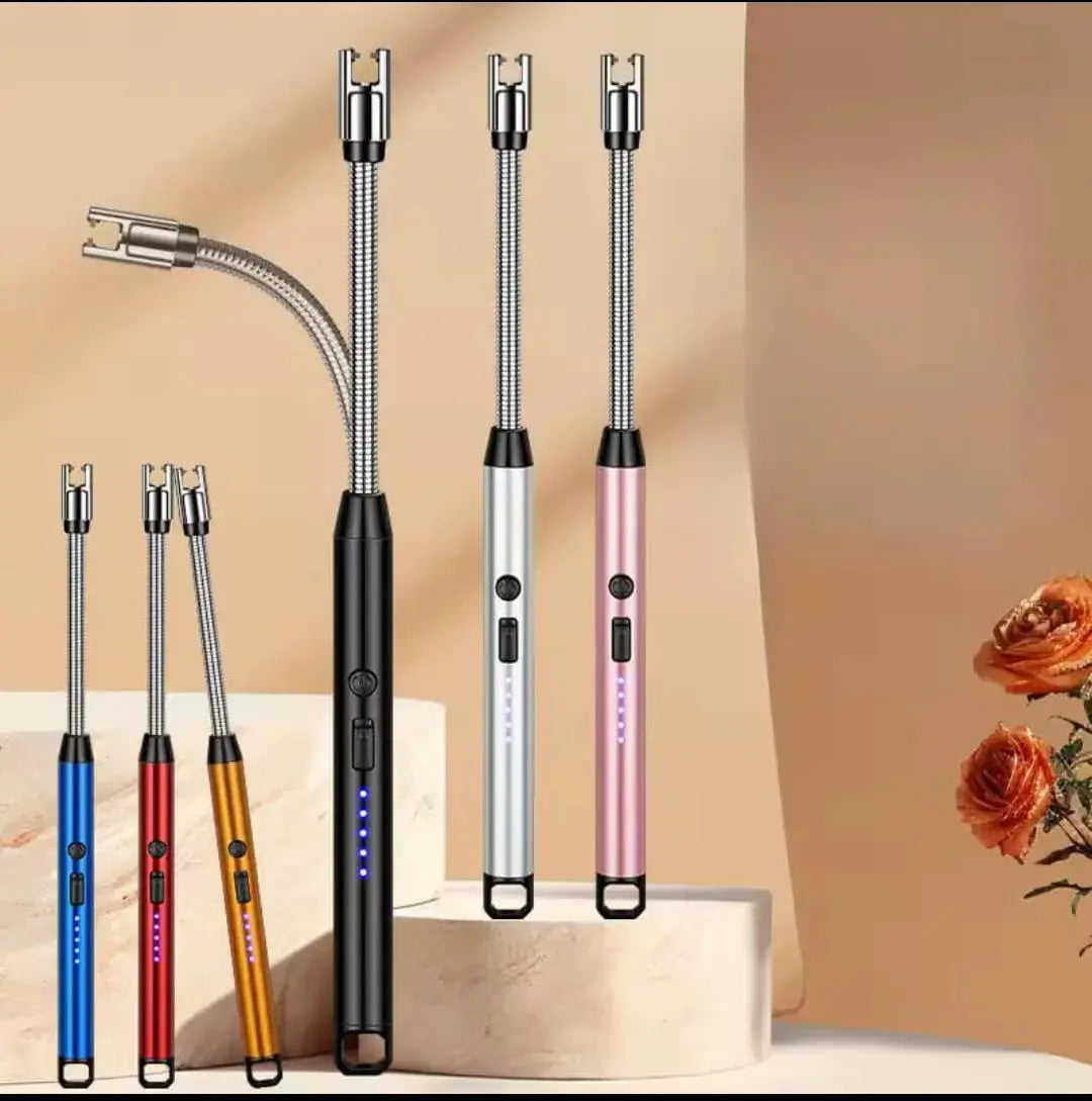 Windproof Electric USB Lighter – Rechargeable Flameless Lighter for Candles & Gas Stove OPENMarto